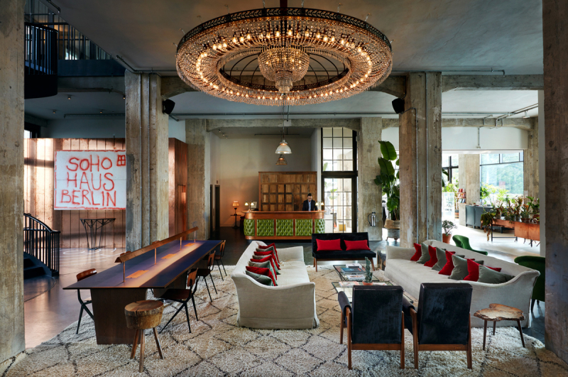 Lobby © Soho House Berlin, Foto: Chris Tubbs