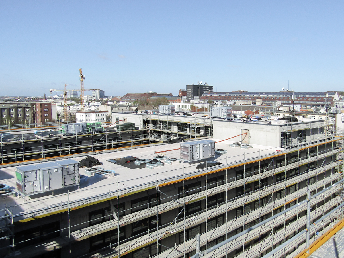 Baustelle "Wohnen im Brunnenviertel" © GBP Architekten